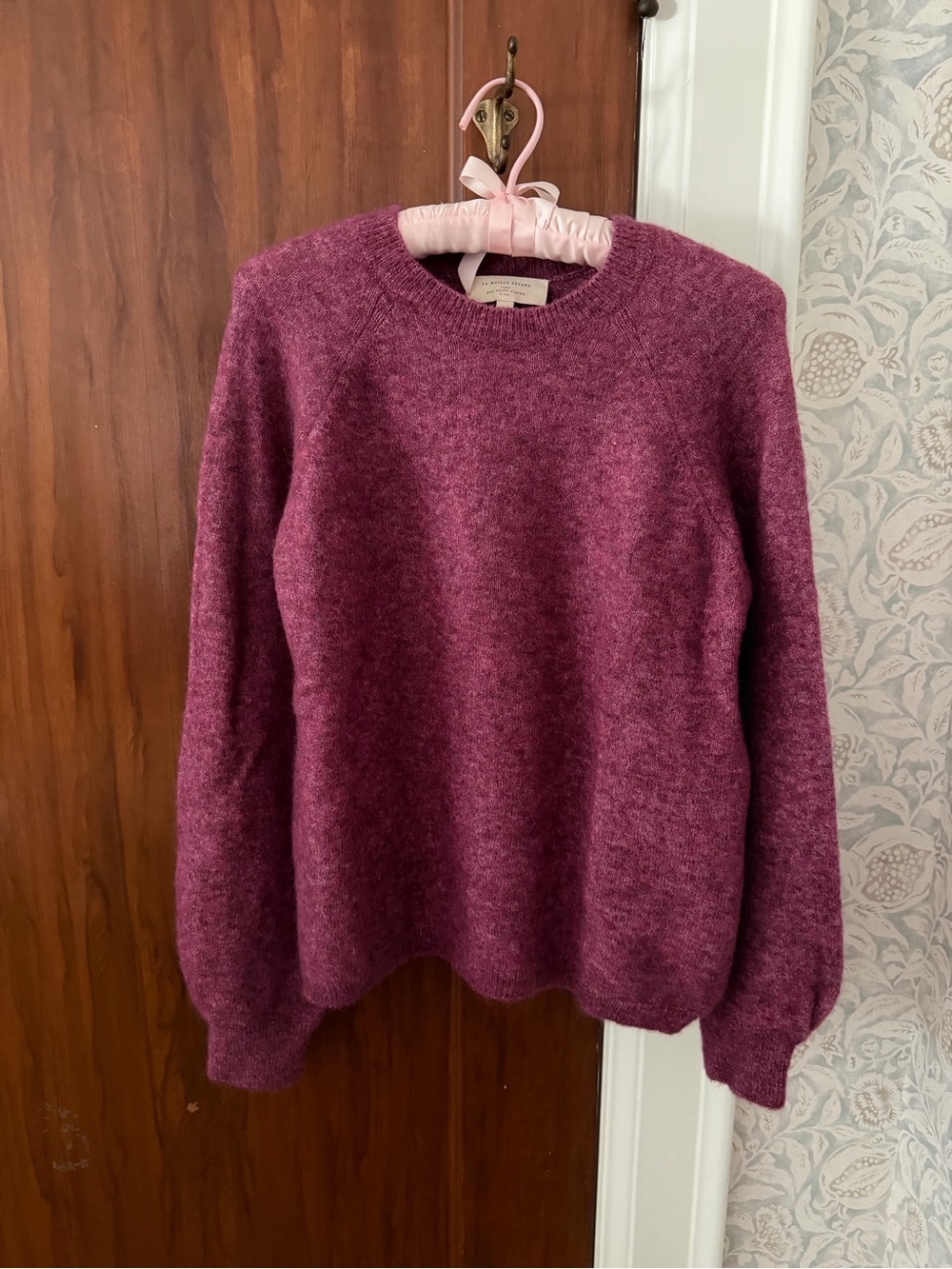 NWOT Sezane Louisa Sweater in RARE Figue color, size Small - Picture 2 of 6